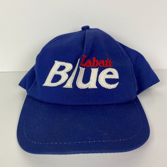 Vintage 90s Labatt Blue Beer Snapback Hat K-Brand Saint John Flames Promo - Picture 3 of 8